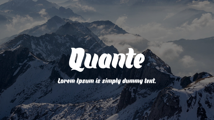 Quante Font