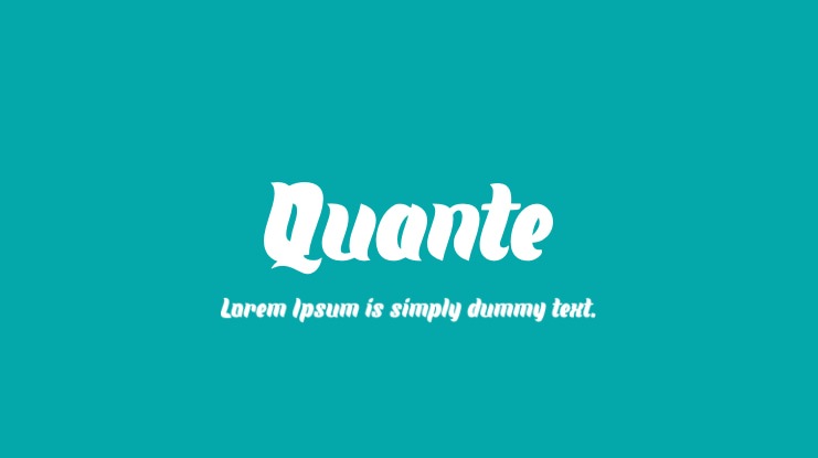 Quante Font