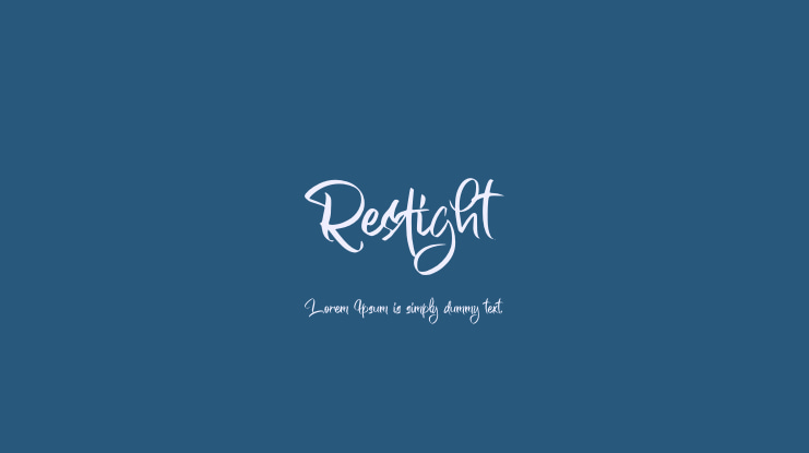 Restight Font