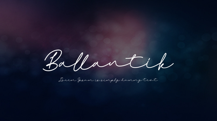 Ballantik Font Family