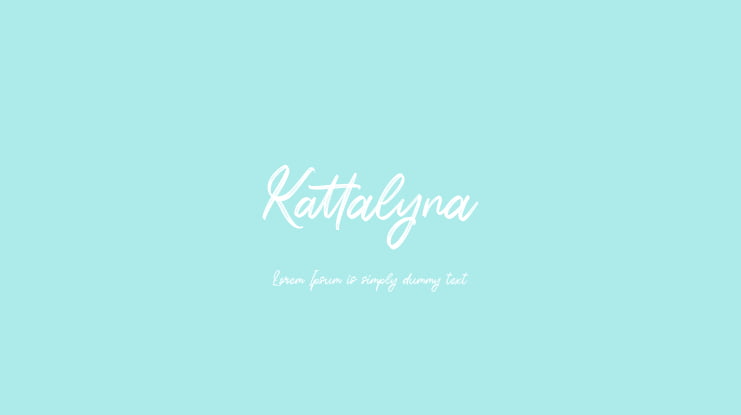 Kattalyna Font
