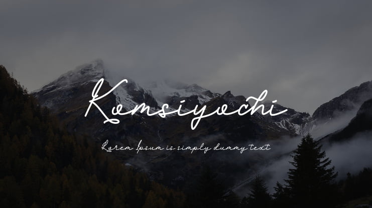 Komsiyochi Font
