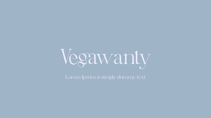 Vegawanty Font : Download Free for Desktop & Webfont