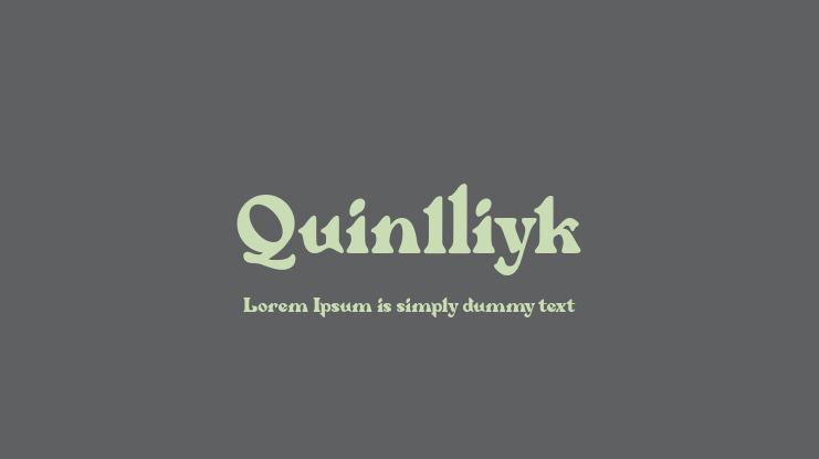 Quinlliyk Font