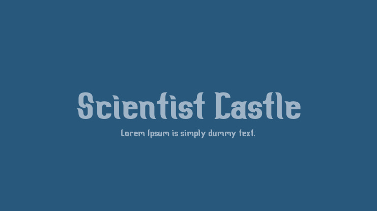 Scientist Castle Font