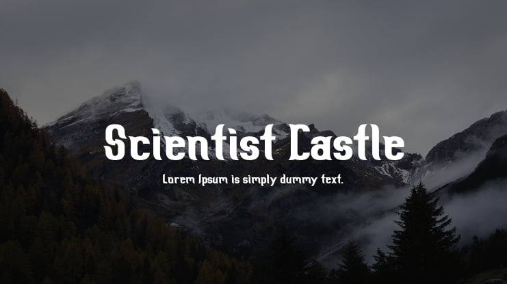 Scientist Castle Font