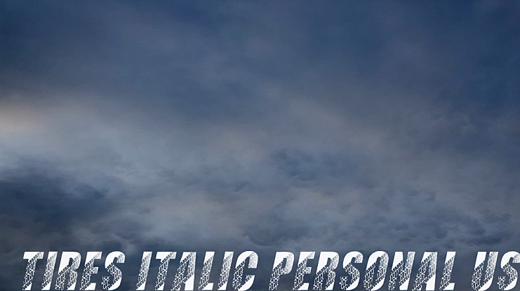 TIRES  PERSONAL USE Font