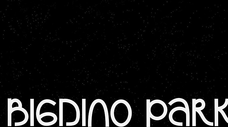 Bigdino Park Font