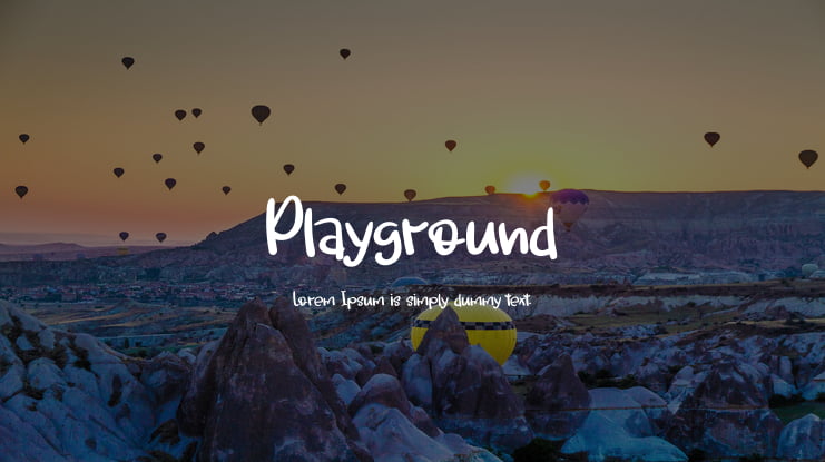 Playground Font