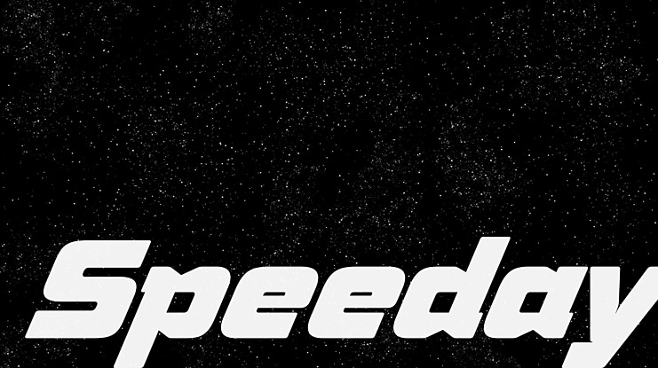Speeday Font Family