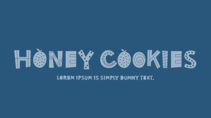 Honey cookies Font