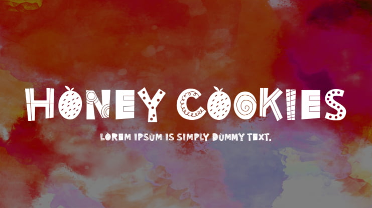 Honey cookies Font