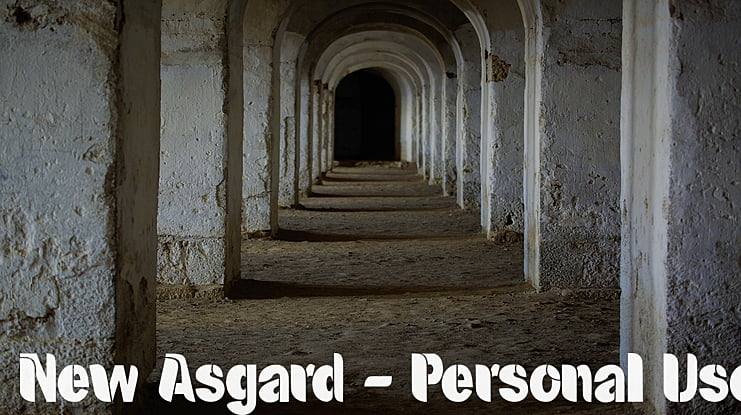 New Asgard - Personal Use Font