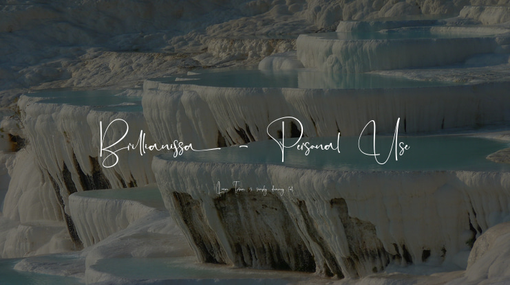 Brillianissa - Personal Use Font