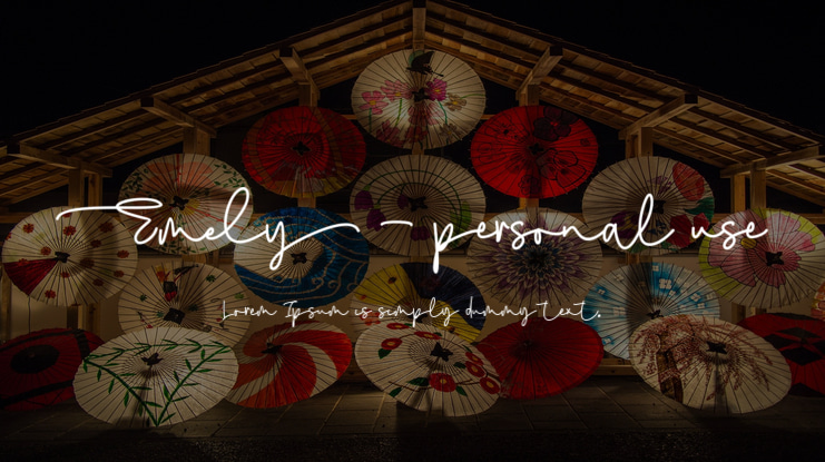 Emely - personal use Font