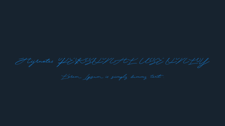 Hijrnotes PERSONAL USE ONLY Font