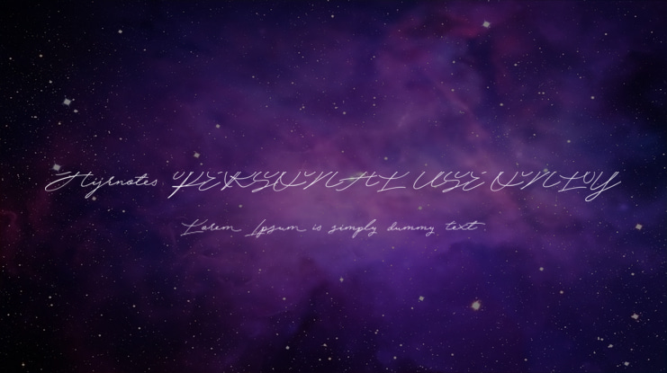 Hijrnotes PERSONAL USE ONLY Font