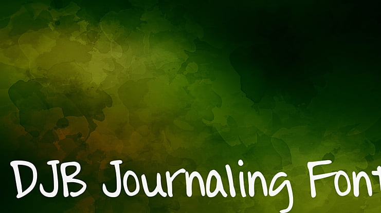 DJB Journaling Font
