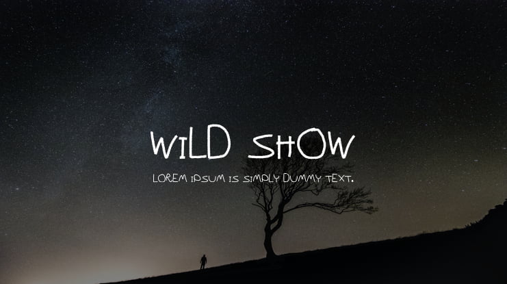 Wild Show Font
