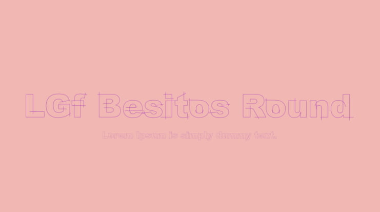 LGf Besitos Round Font