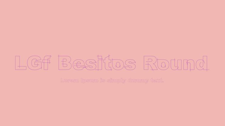 LGf Besitos Round Font