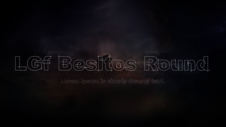LGf Besitos Round Font