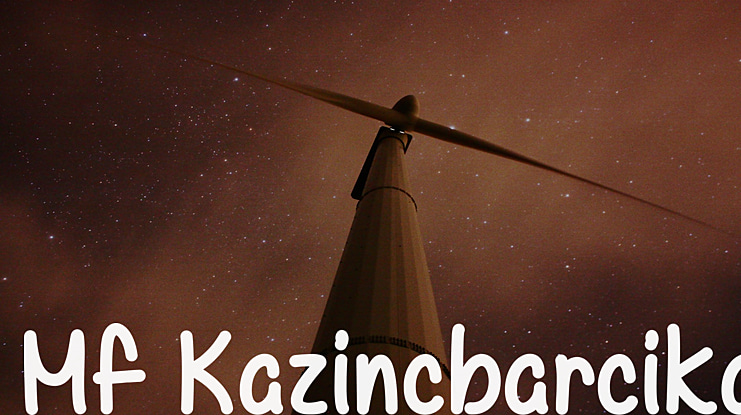 Mf Kazincbarcika Font