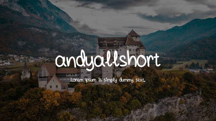 andyallshort Font