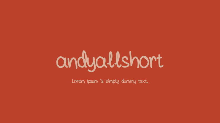 andyallshort Font