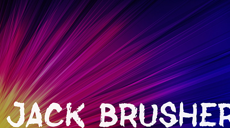 Jack Brusher Font
