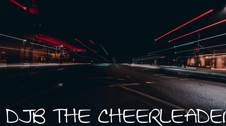 DJB THE CHEERLEADER Font