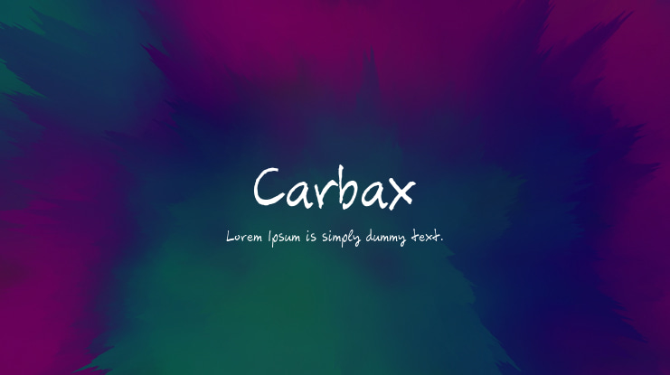 Carbax Font