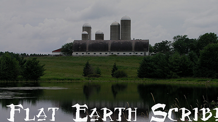 Flat Earth Scribe Font