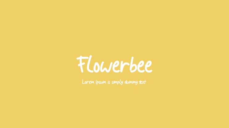 Flowerbee Font