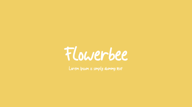Flowerbee Font