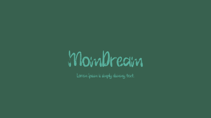 MomDream Font