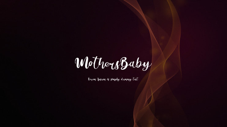 MothersBaby Font