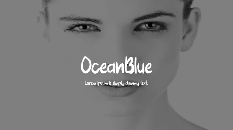 OceanBlue Font