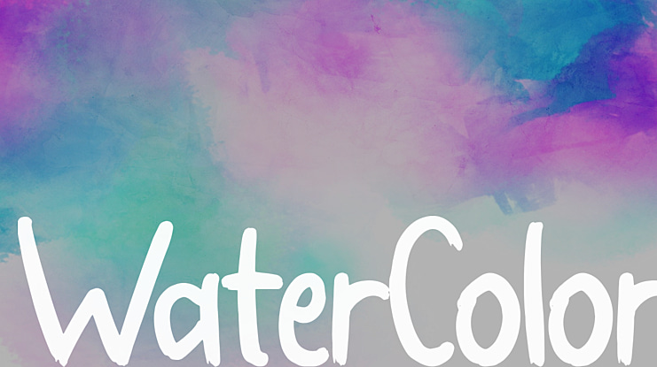 WaterColor Font
