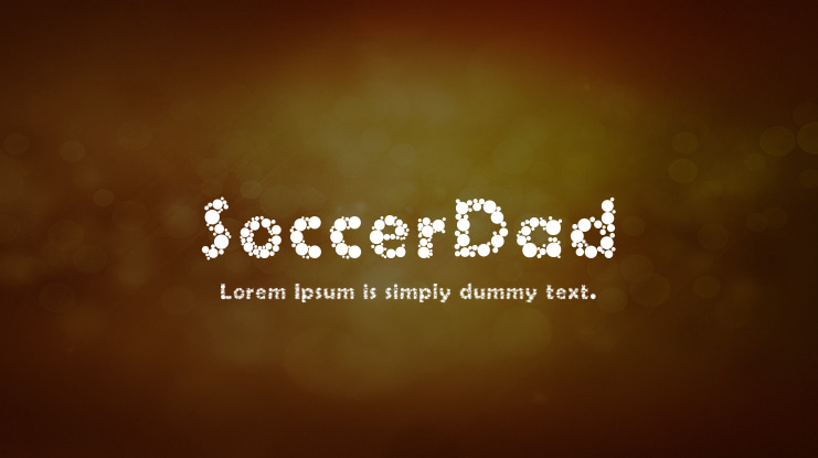 SoccerDad Font