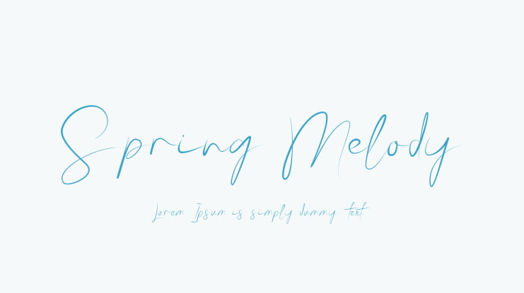 Spring Melody Font