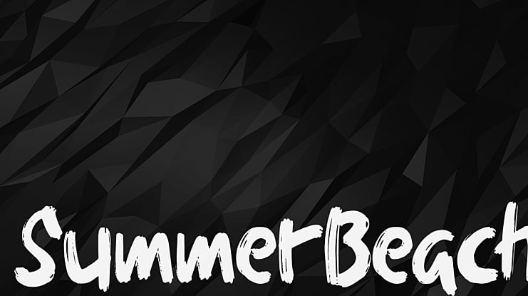 SummerBeach Font