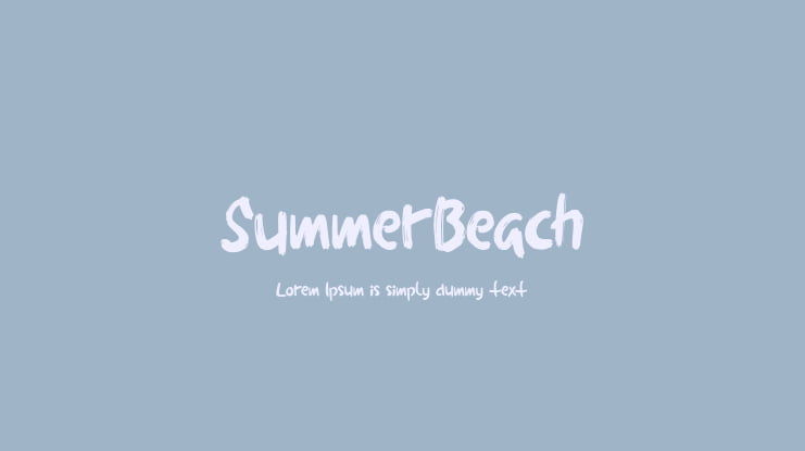 SummerBeach Font