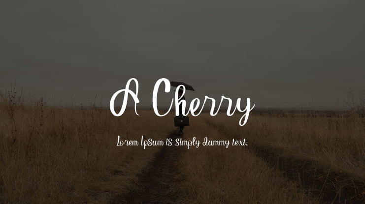 A Cherry Font