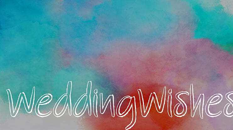 WeddingWishes Font