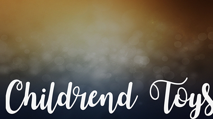 Childrend Toys Font