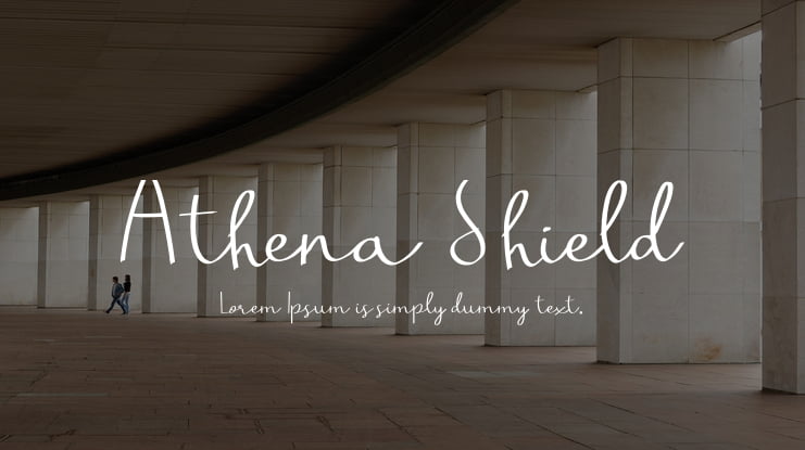 Athena Shield Font