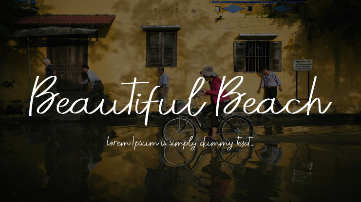 Beautiful Beach Font