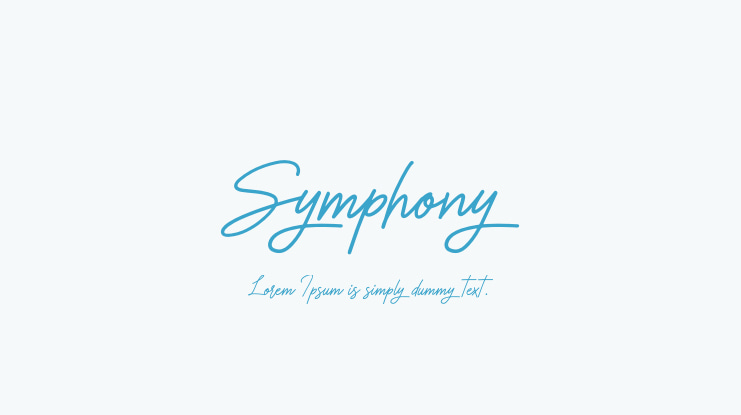 Symphony Font