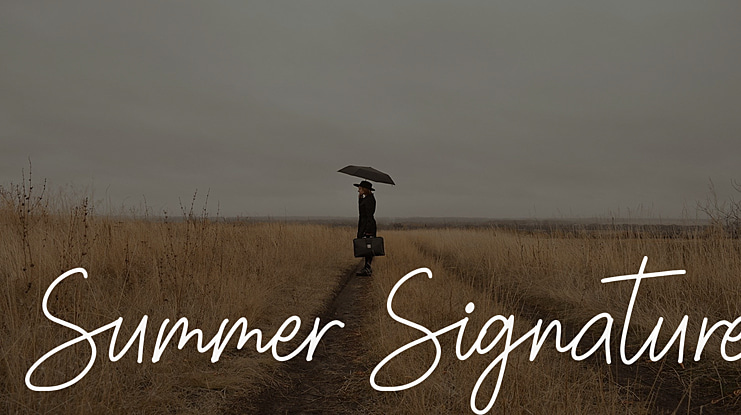 Summer Signature Font